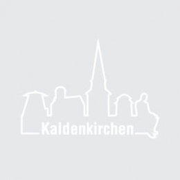 Skyline Kaldenkirchen   weiße Kontur