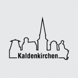 Skyline Kaldenkirchen schwarze Kontur